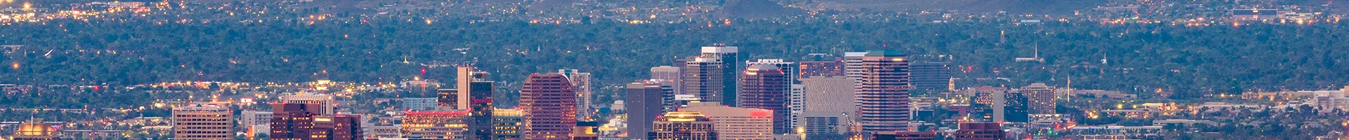 Phoenix, Arizona skyline.